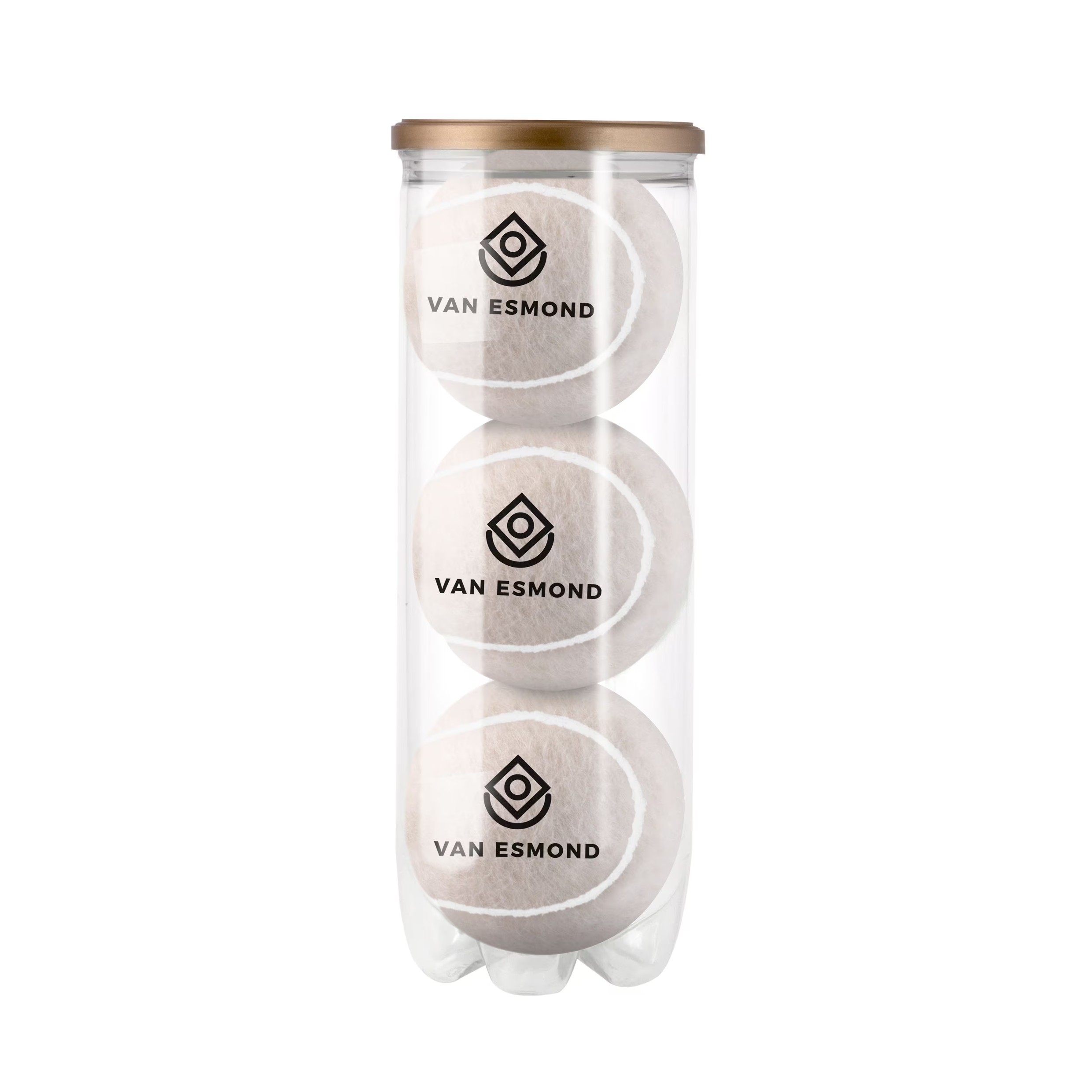 Buis gekleurde padelballen