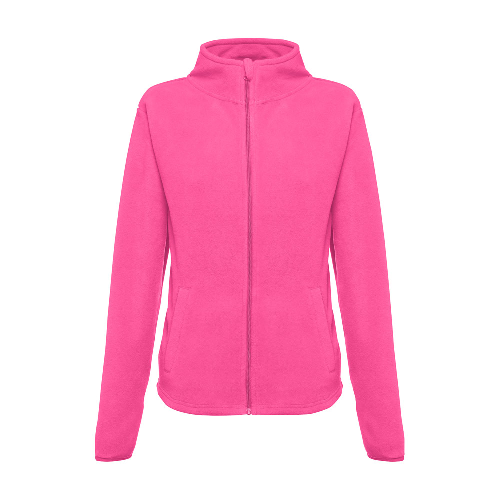 THC HELSINKI VROUWEN II. Polyester fleecejack met riem voor dames bedrukken met logo