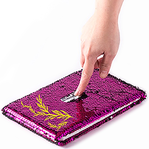 Carnet A5 paillettes sequins réversibles 80 feuilles - Dacca