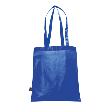 Matt laminierte RPET-Tasche mit langem Griff - Mosbach