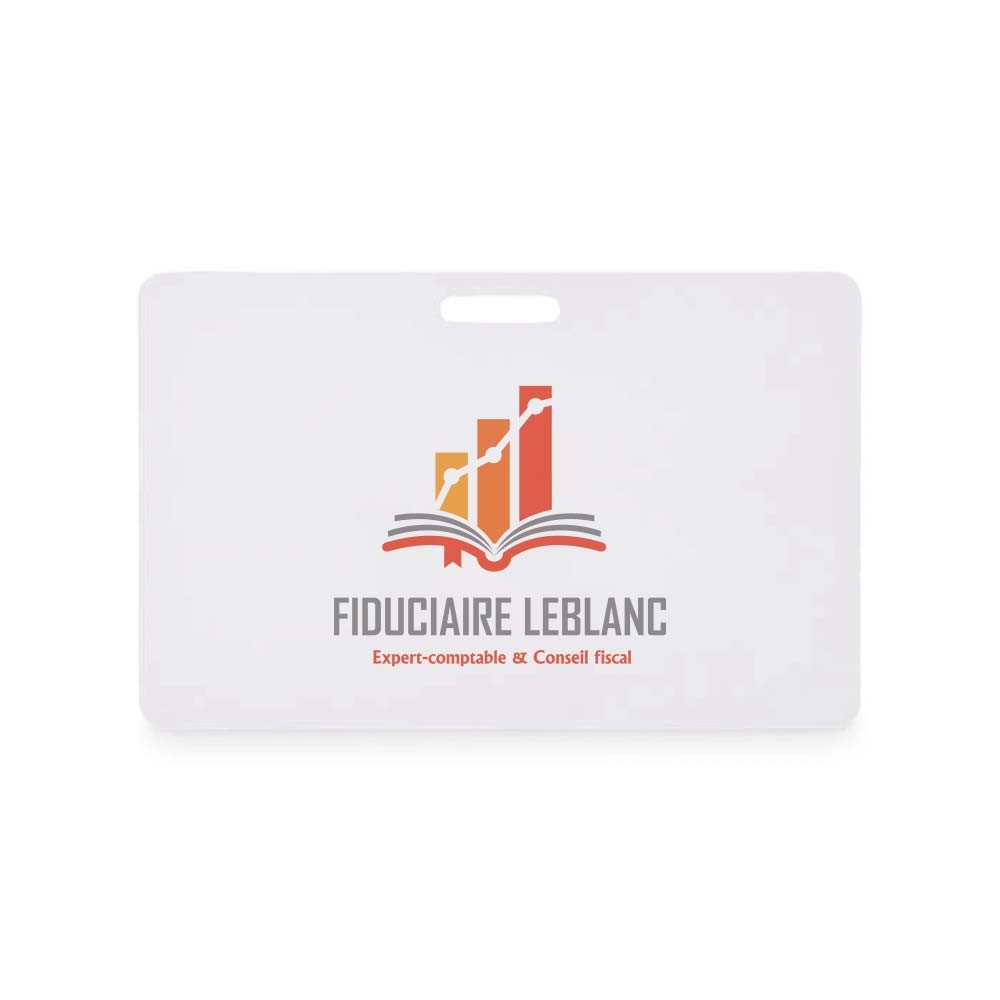 Badge de lanière 54 x 86 mm