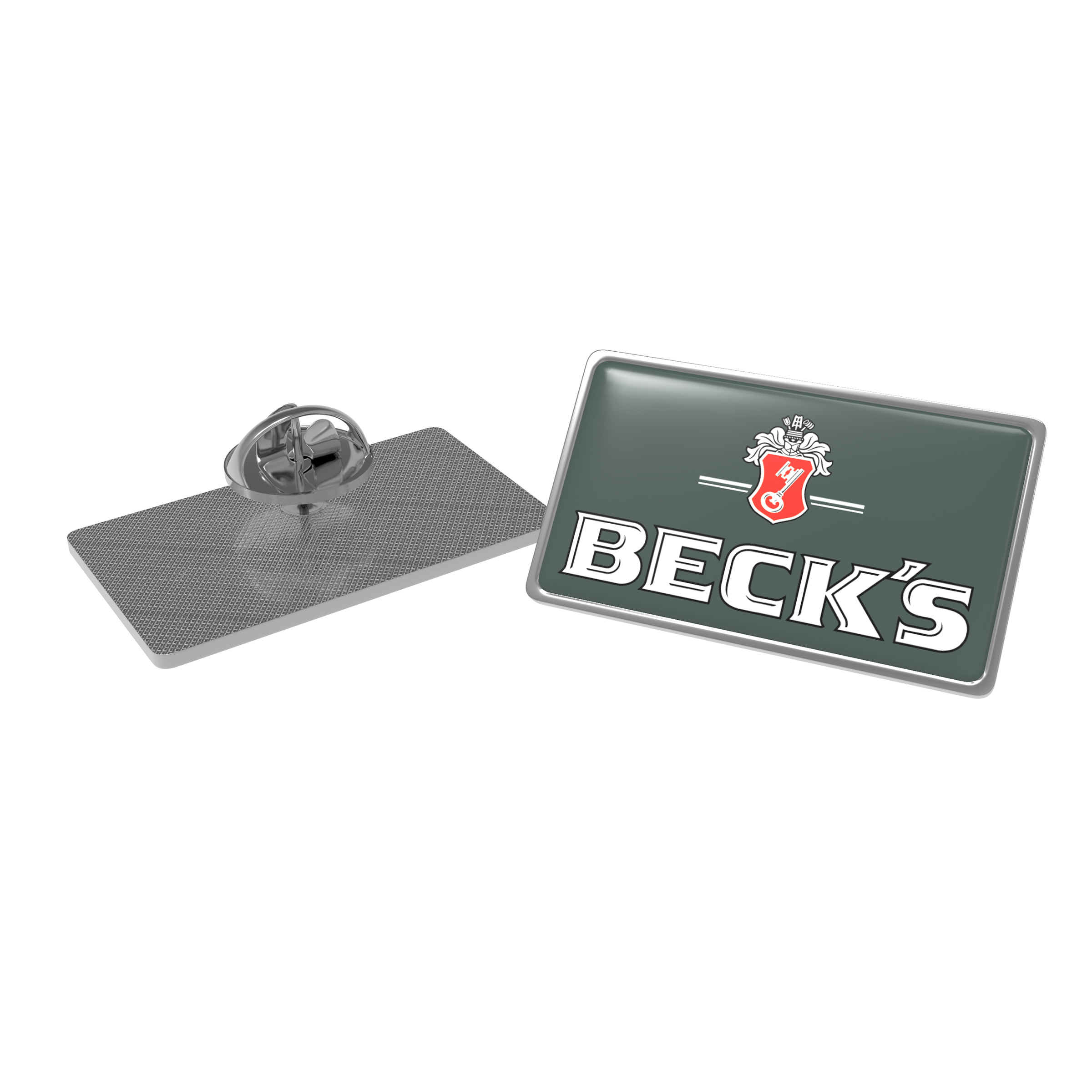 Broche Métallique Rectangulaire - Cronce