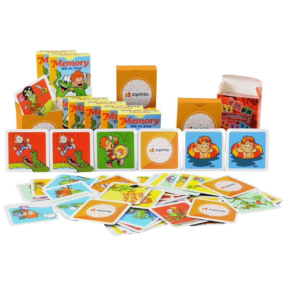 Jeu Memory avec cartes et étui personnalisables - JCA12