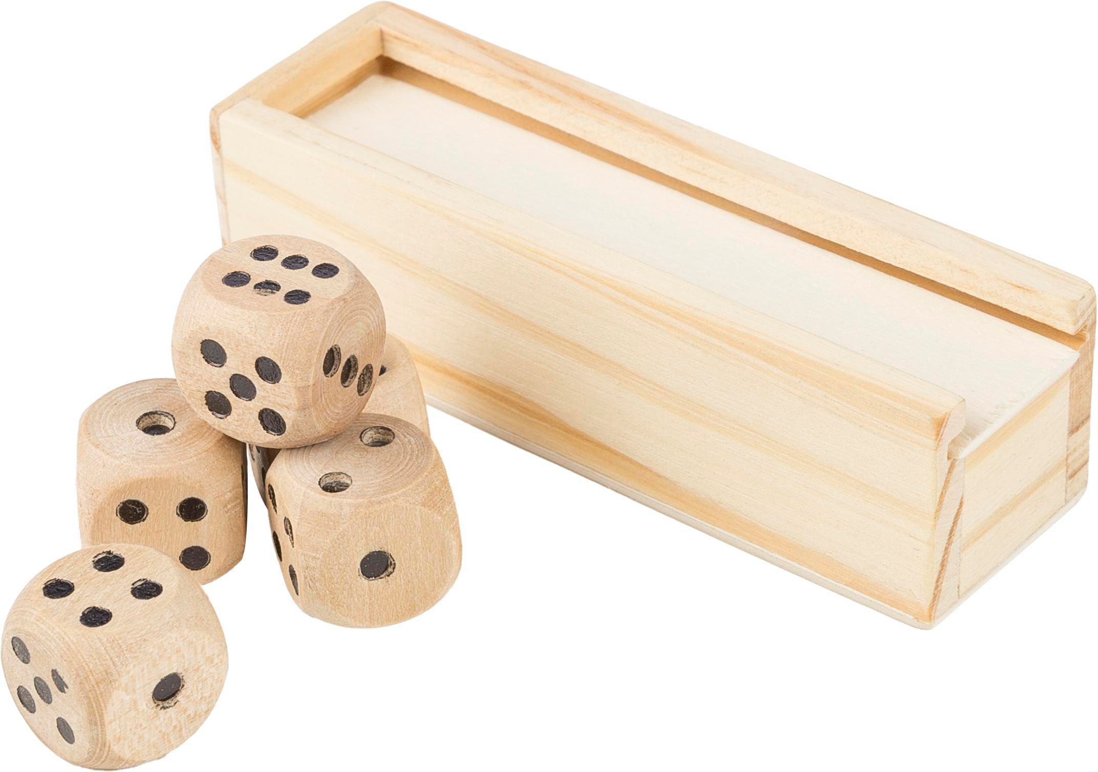 Set de dés en bois de hêtre Élégance - Villamblard