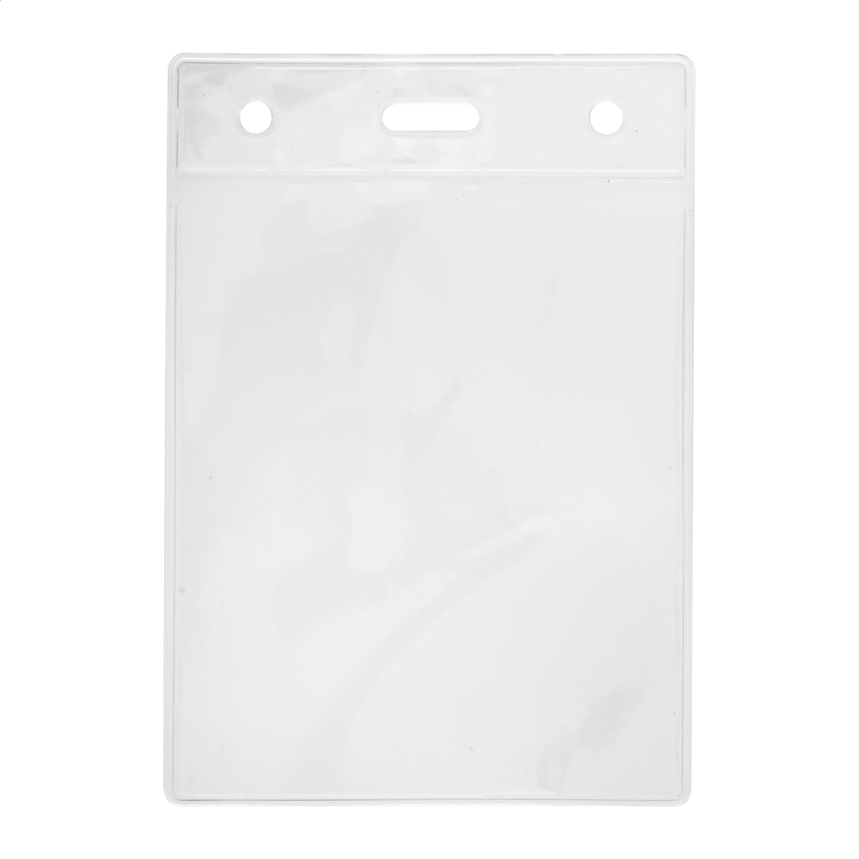 Porte-badge transparent Hissol personnalisé en plastique pour lanyard imprimé avec logo