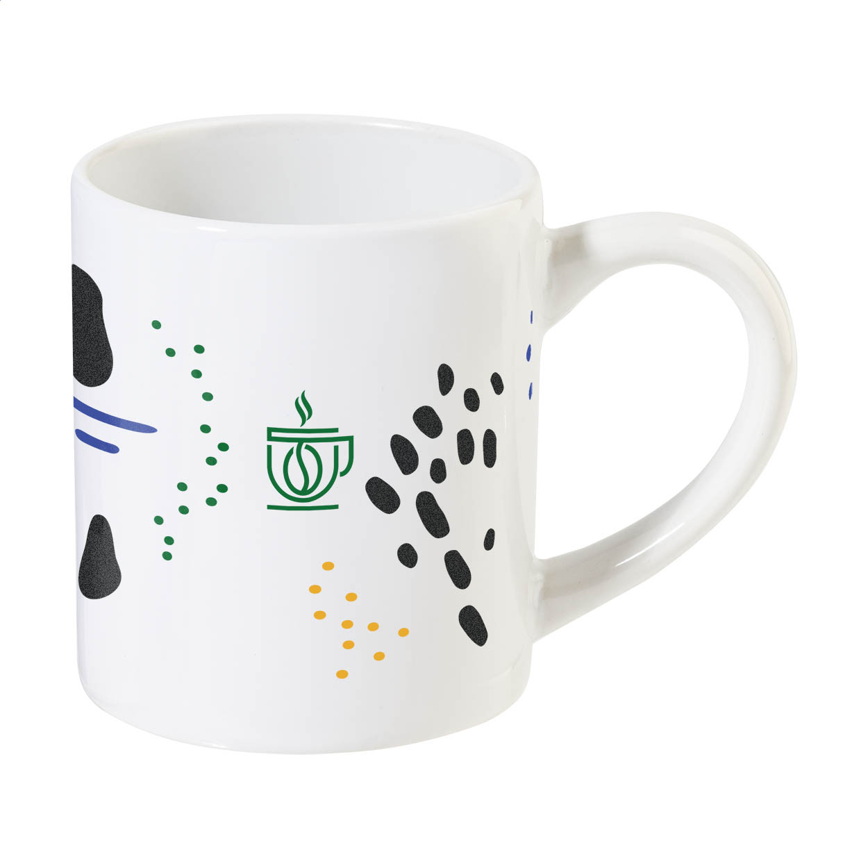 Geschenkbecher Weiße Keramik - Schwäbisch Hall bedrucken mit Logo
