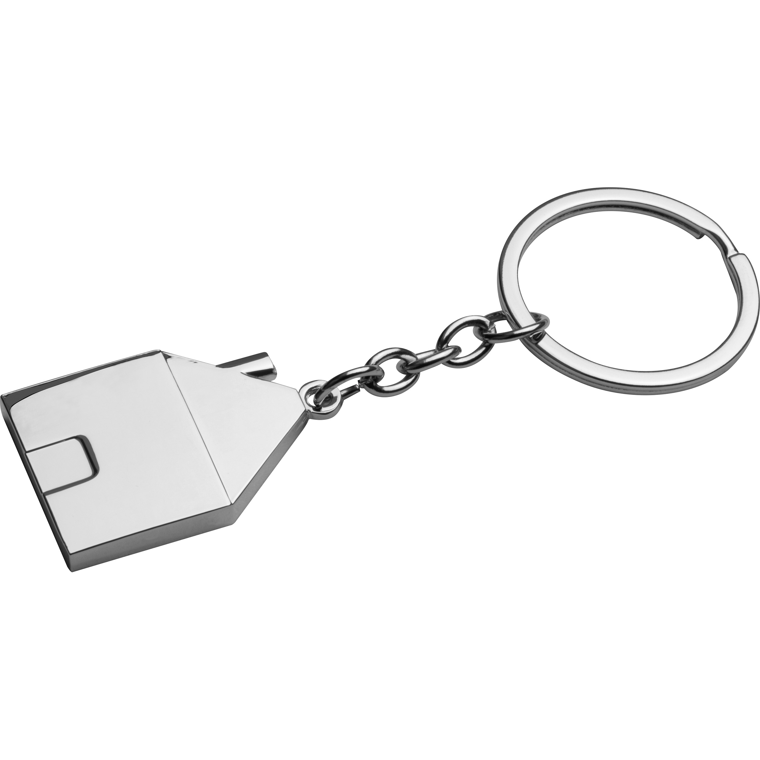 Porte-clés en métal gravé pour la maison
