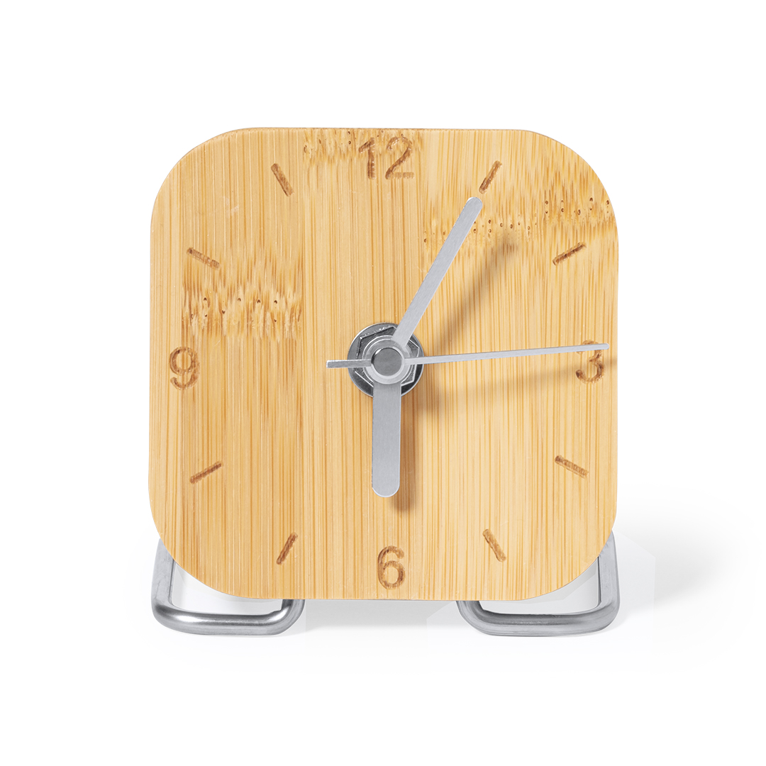Horloge de table en bambou - Plouguerneau - Zaprinta Belgique