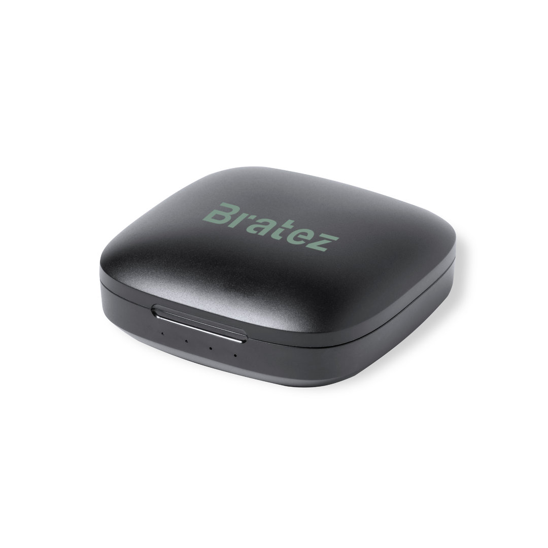 Matte Zwarte Bluetooth Oordopjes - Herenthout