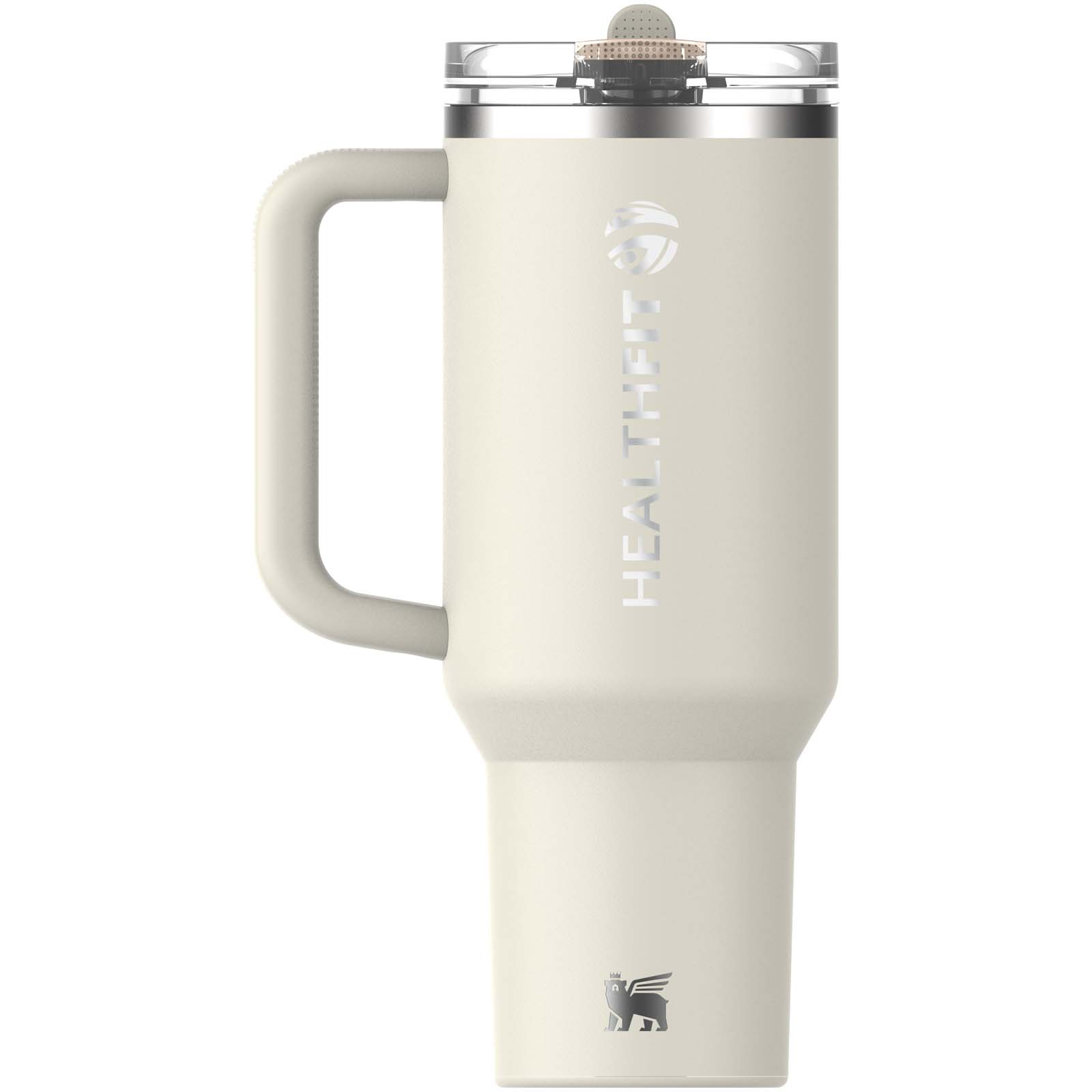Stanley Quencher® ProTour 1180 ml Thermobecher mit Logo, Flip-Strohhalm, recycelter Edelstahl bedrucken mit Logo