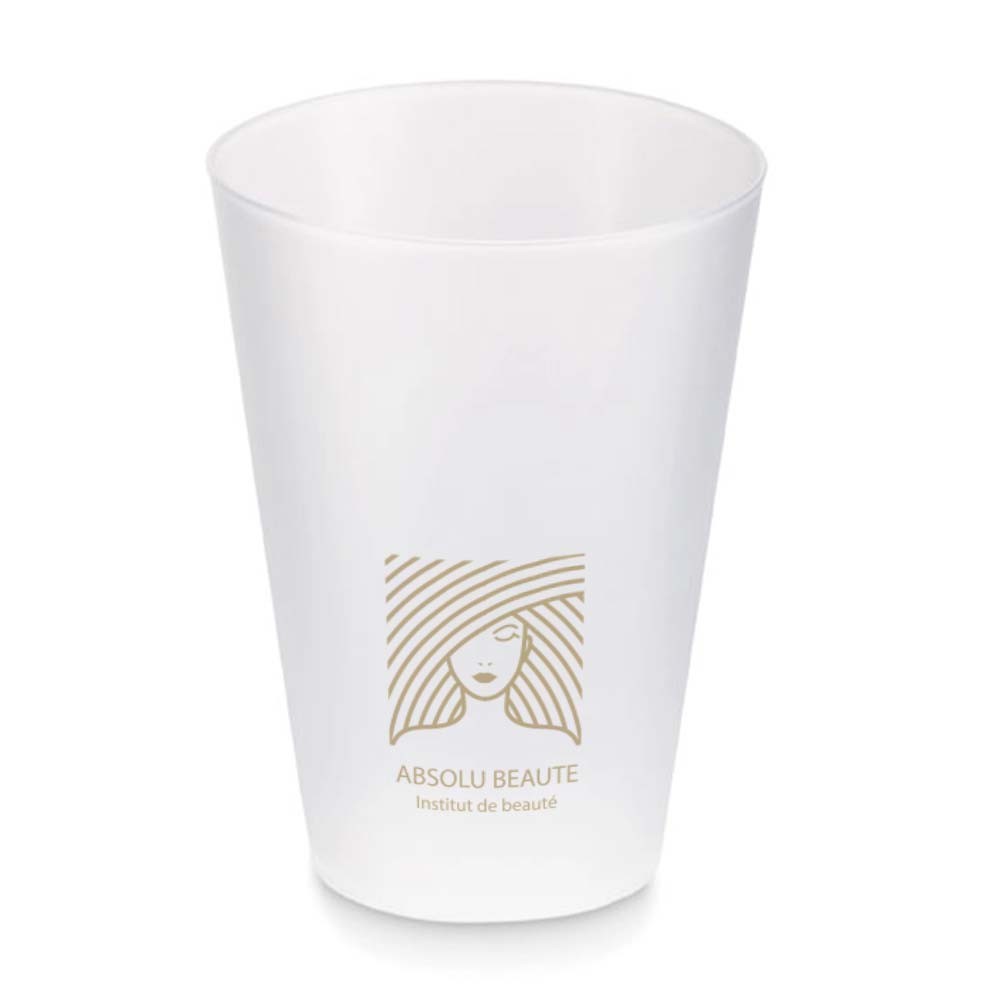 Gobelet en PP givré 300ml imprimé avec logo
