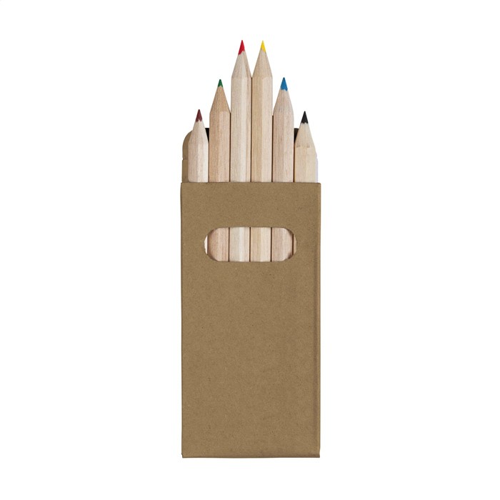 Boîte personnalisée de crayons de couleur en bois écologiques - Ailurus