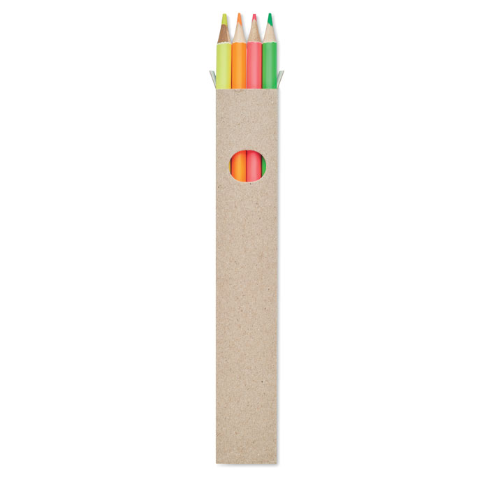 4 highlighter pencils in box - Zaprinta Belgique