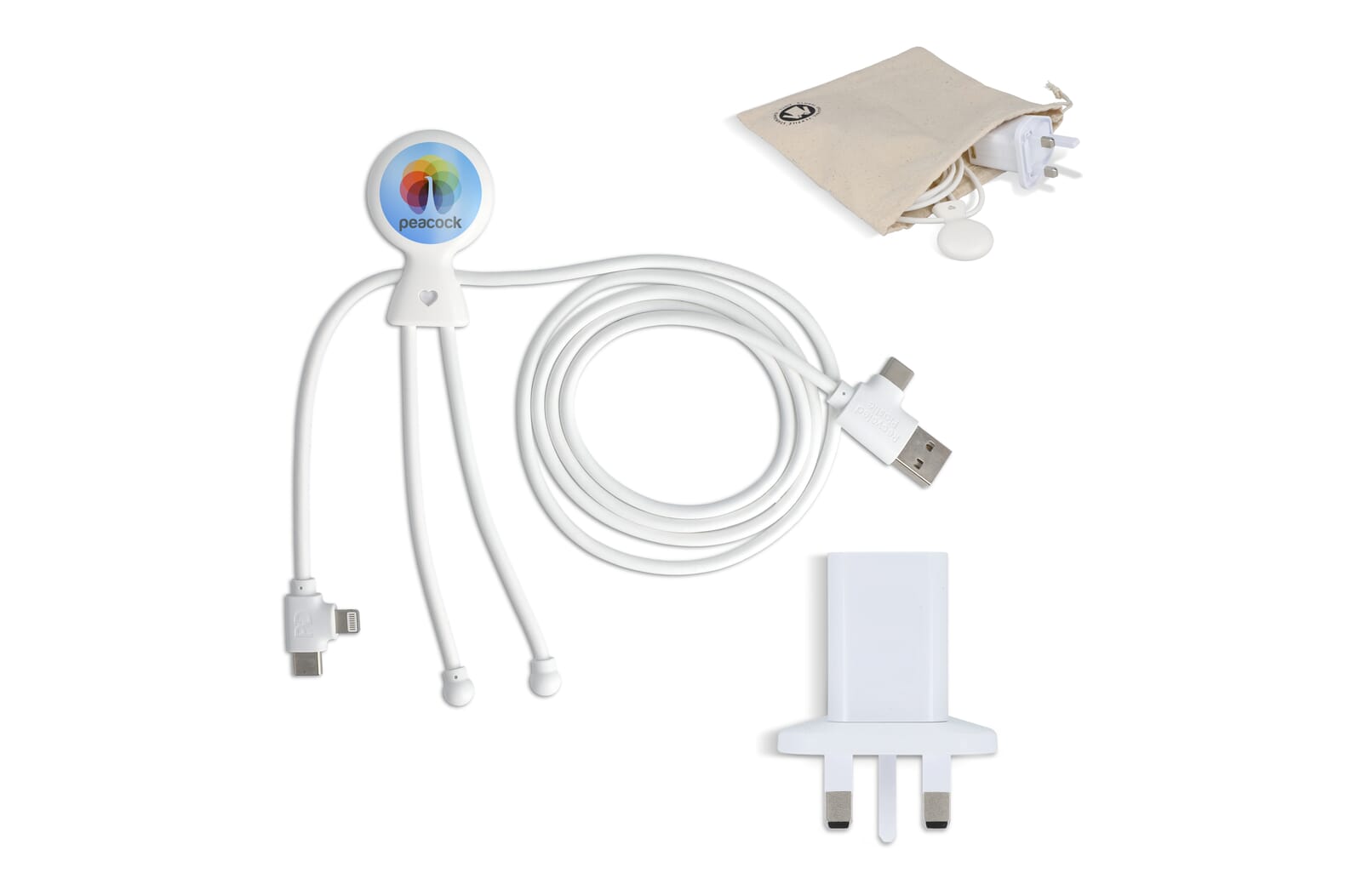 Câble de Charge Intelligente Eco avec Adaptateur UK - Merlines