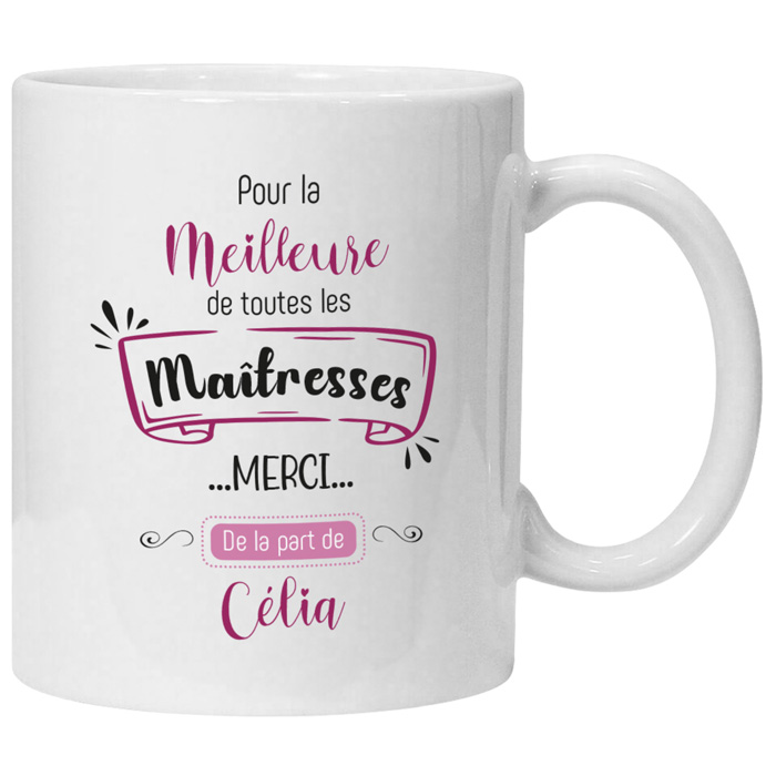 mug à personnaliser avec message, mug en cadeau pour enfants