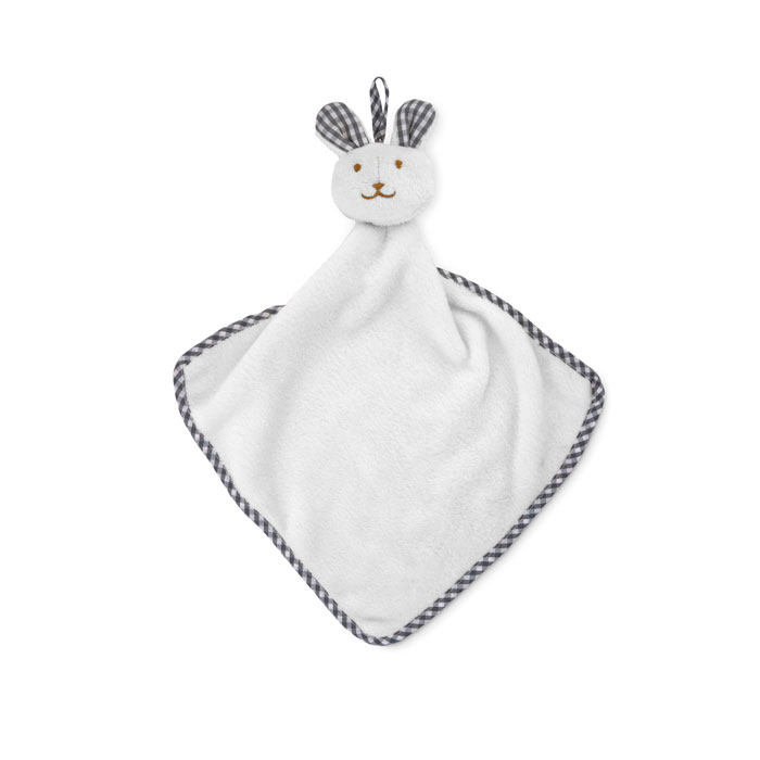 Serviette de bébé en peluche avec design de lapin - Valmondois - Zaprinta Belgique