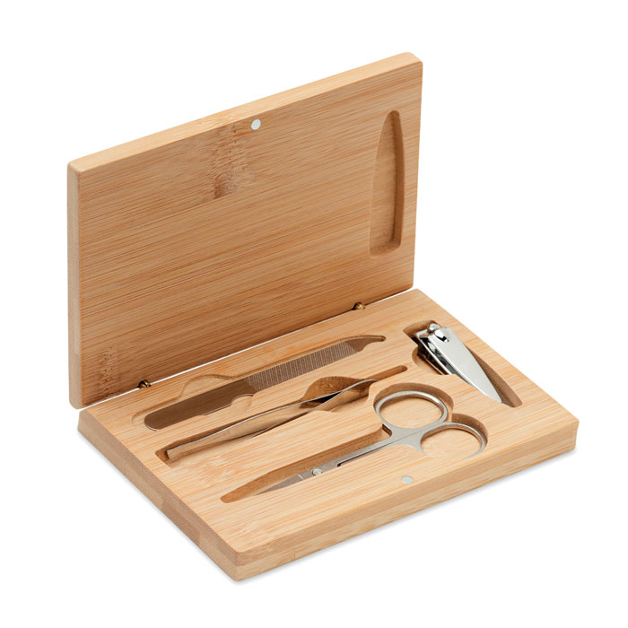 Bamboe Manicure Set - Stroop