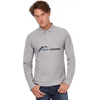 Personalisiertes Langarm-Poloshirt für Herren - | Zaprinta Belgien Personalisiertes Langarm-Poloshirt für Herren - | Zaprinta Belgien