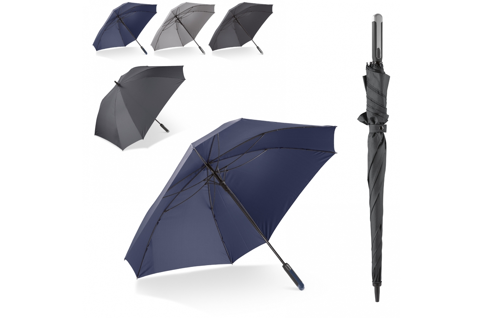 Parapluie automatique carré Deluxe 27”