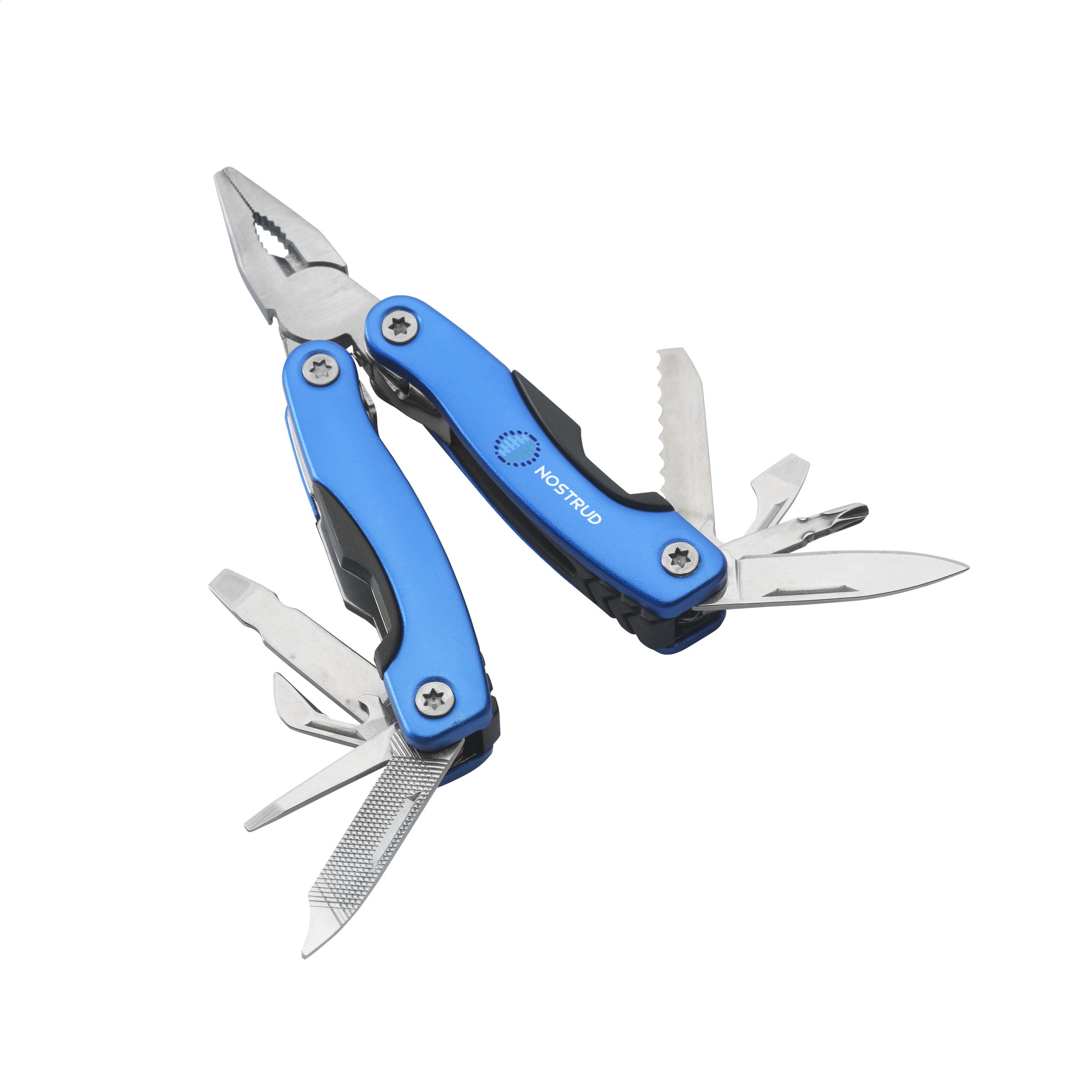 Kompaktes Edelstahl-Multitool mit Aluminiumgriff - Oestrich-Winkel