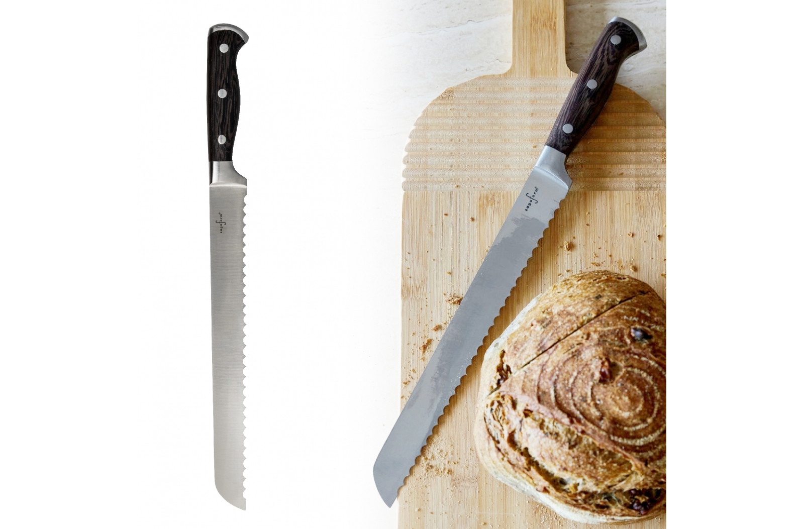 Couteau à pain SteelBake de luxe - Montcuq - Zaprinta Belgique
