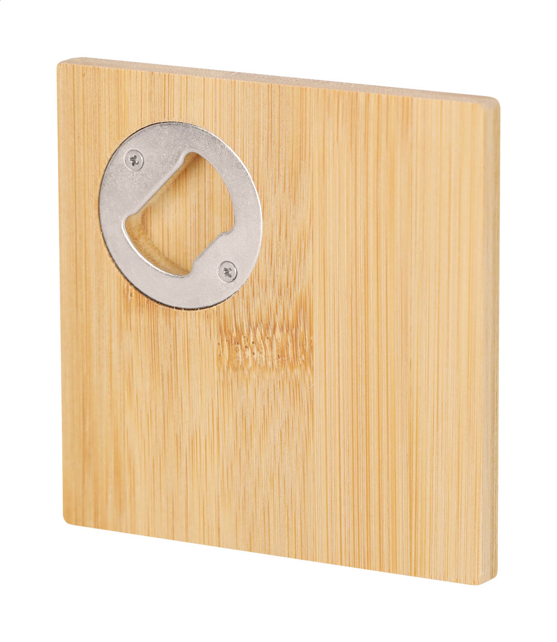 Bamboe Flesopener Onderzetter - Oostkamp bedrukken met logo