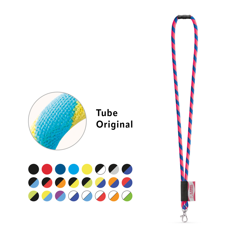 WISBECH. Op maat gemaakte polyamide lanyard bedrukken met logo