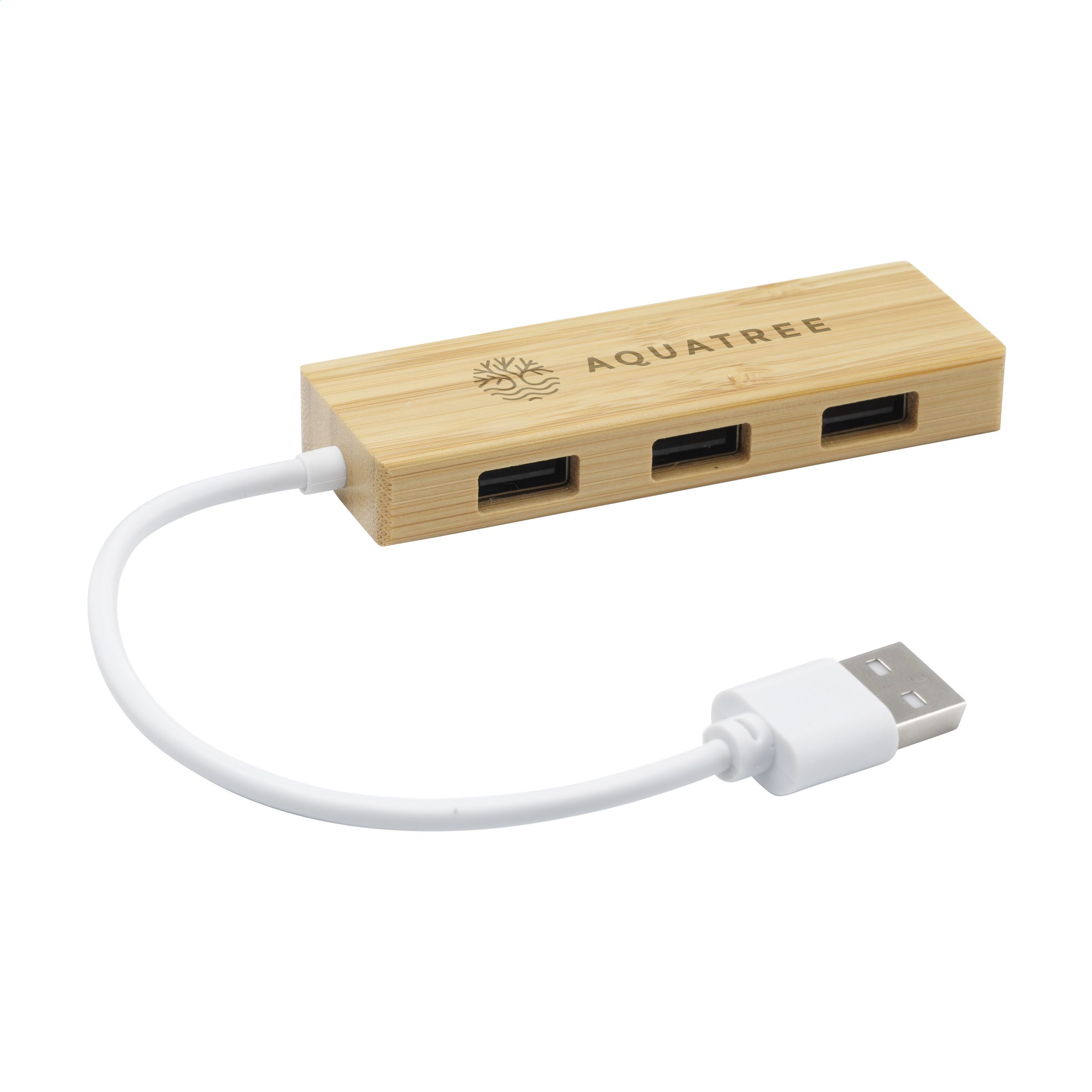 Bamboo USB Hub - Stuivekenskerke