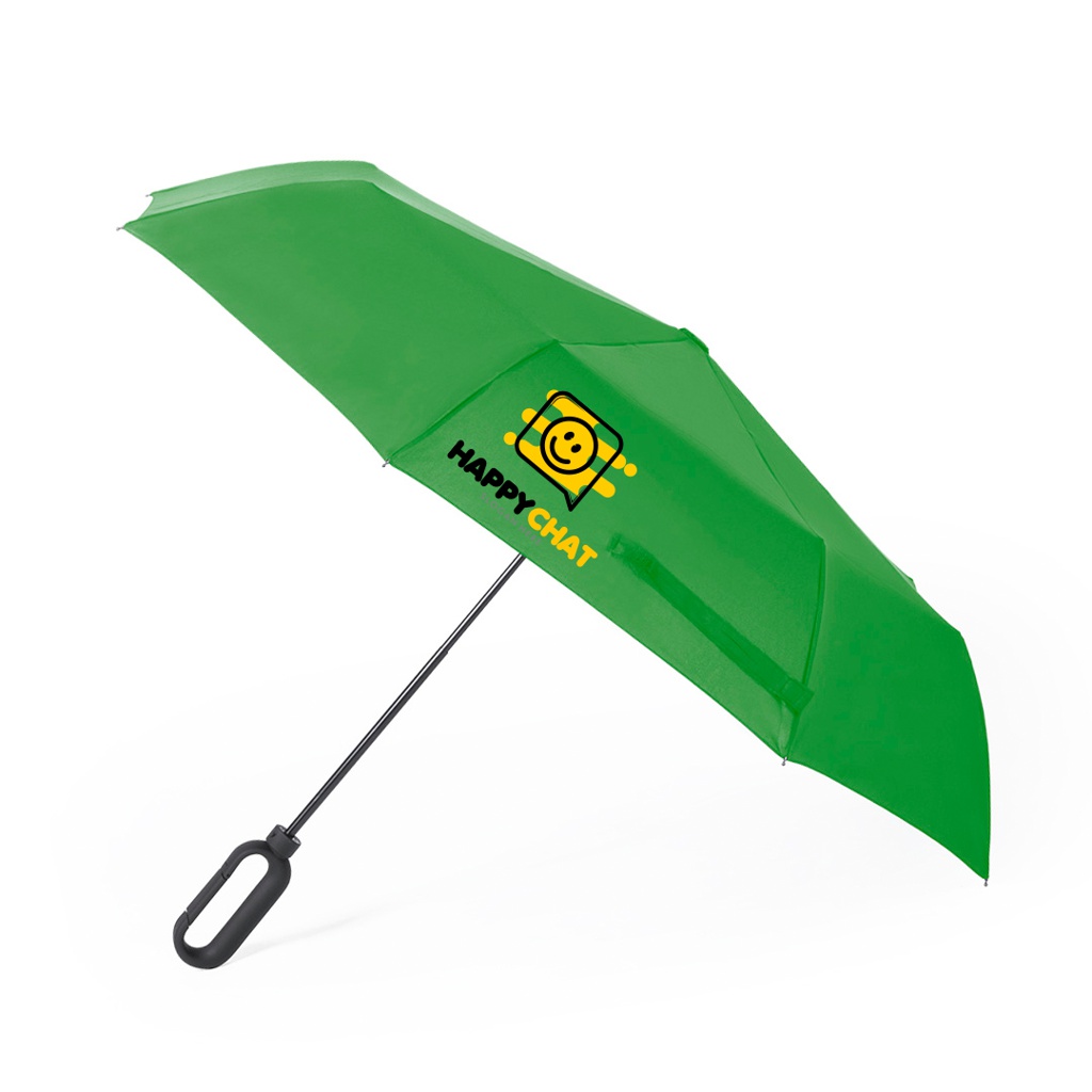 Parapluie personnalisé 100 cm avec poignée mousqueton - Jules
