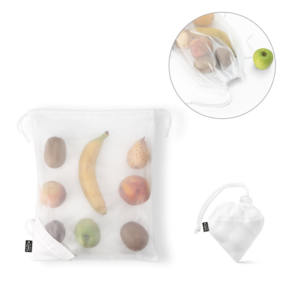 Inklapbare rPET tas met opbergzakje - Maaseik