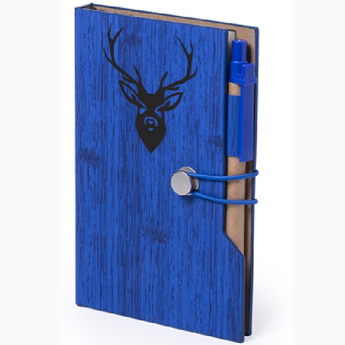 Carnet personnalisé avec post-its, sticky notes et stylo inclus 10,5x15,5x2,3 cm - Kinshasa