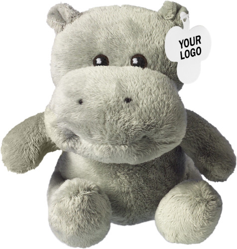 Peluche Hippopotame avec l'Article 5013 et Étiquette - Azay-sur-Cher - Zaprinta Belgique