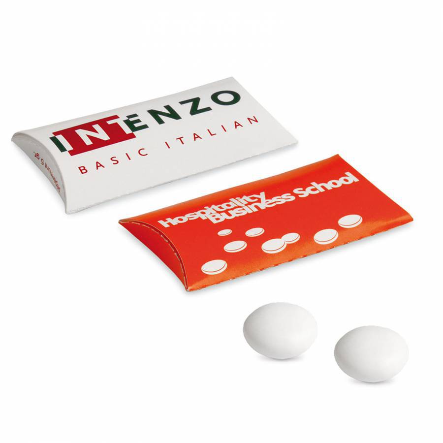 Petite boîte personnalisée avec 2 bonbons Mentos menhe - Zaprinta Belgique
