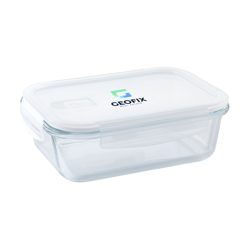 Lunchbox personnalisé en verre borosilicate - Chris - Zaprinta Belgique