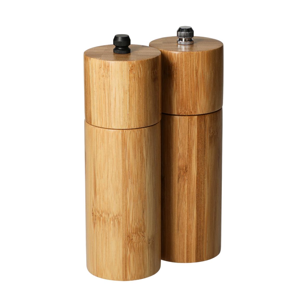 Ensemble de moulin à sel et à poivre en bambou - Le Bec-Thomas