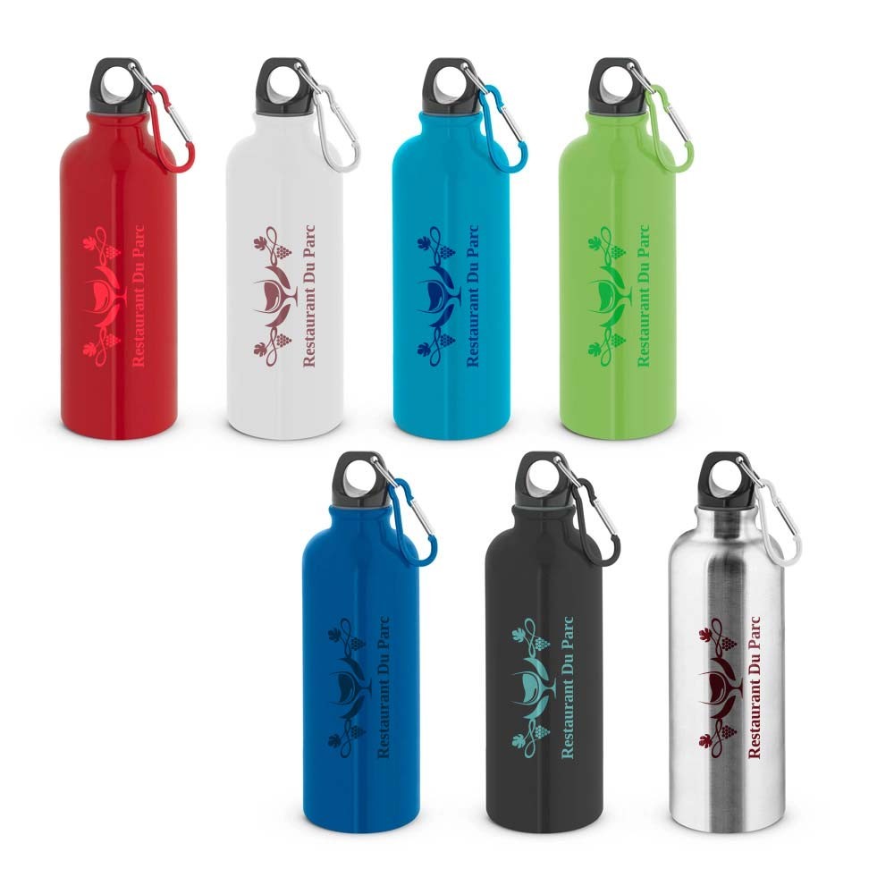 KELCE. Bouteille en acier inoxydable simple paroi avec mousqueton 550 ml