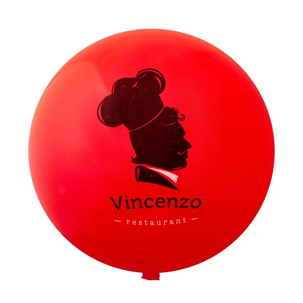 Gepersonaliseerde reuzenballon 170 cm Ø 55 cm