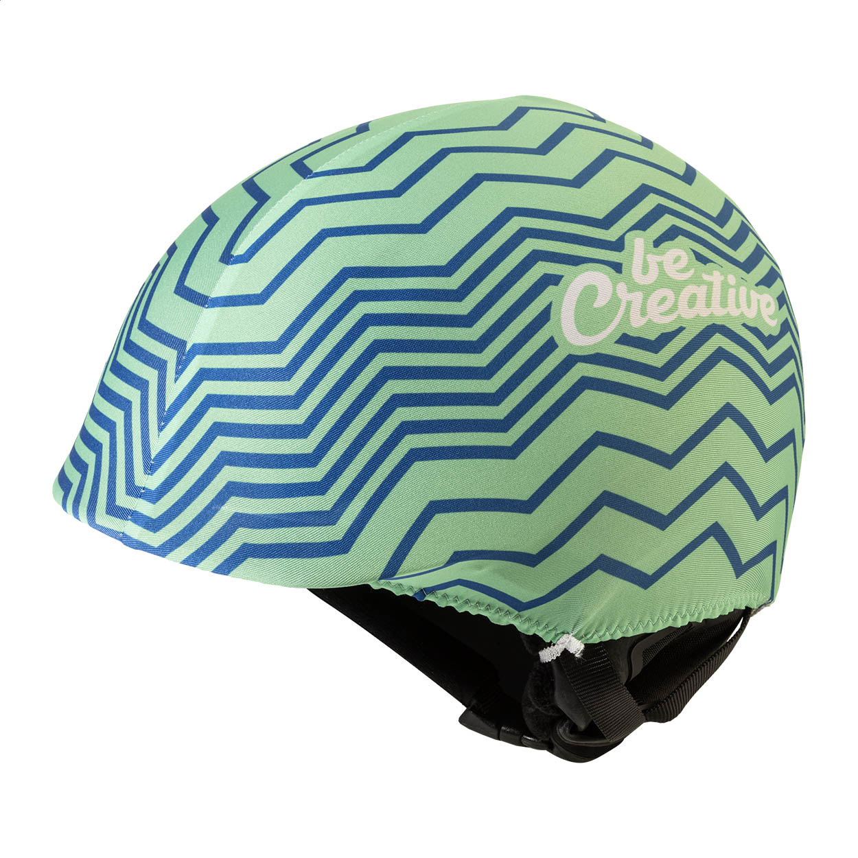 CreaHelm Slope maßgefertigter RPET-Skihelmüberzug mit Sublimation