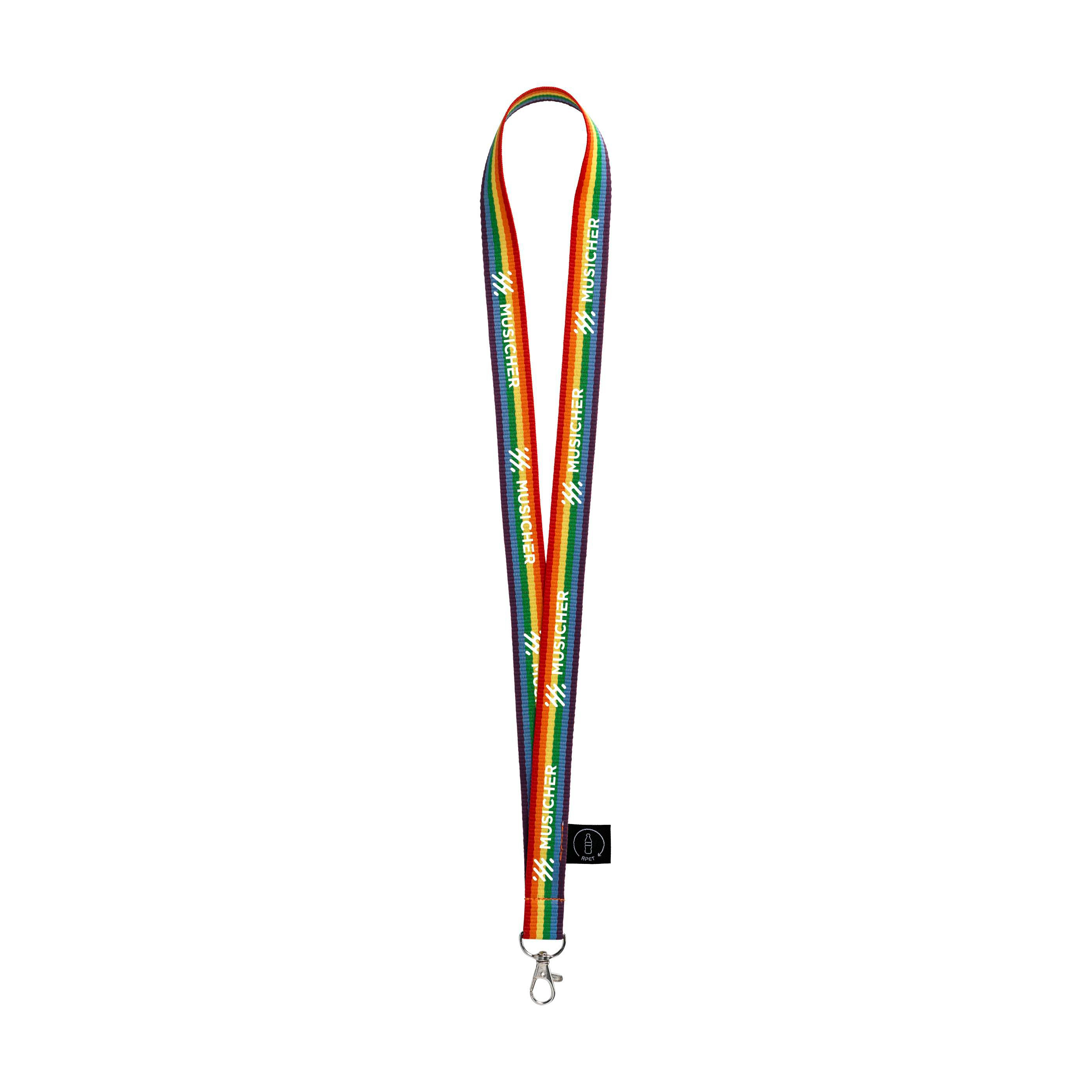 Regenboog Sleutelkoord GRS RPET - Zottegem