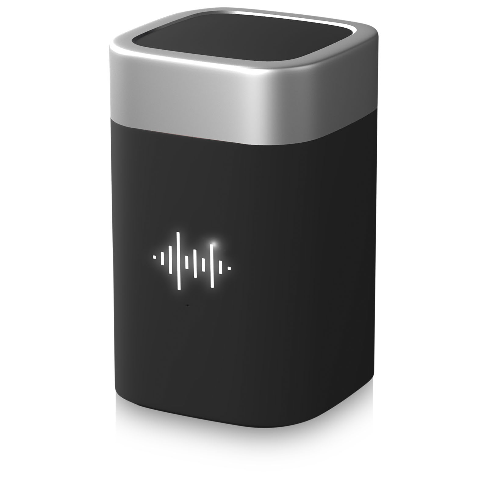 Haut-parleur Bluetooth avec logo lumineux sans fil de 5W avec traitement antibactérien - Marigny - Zaprinta Belgique
