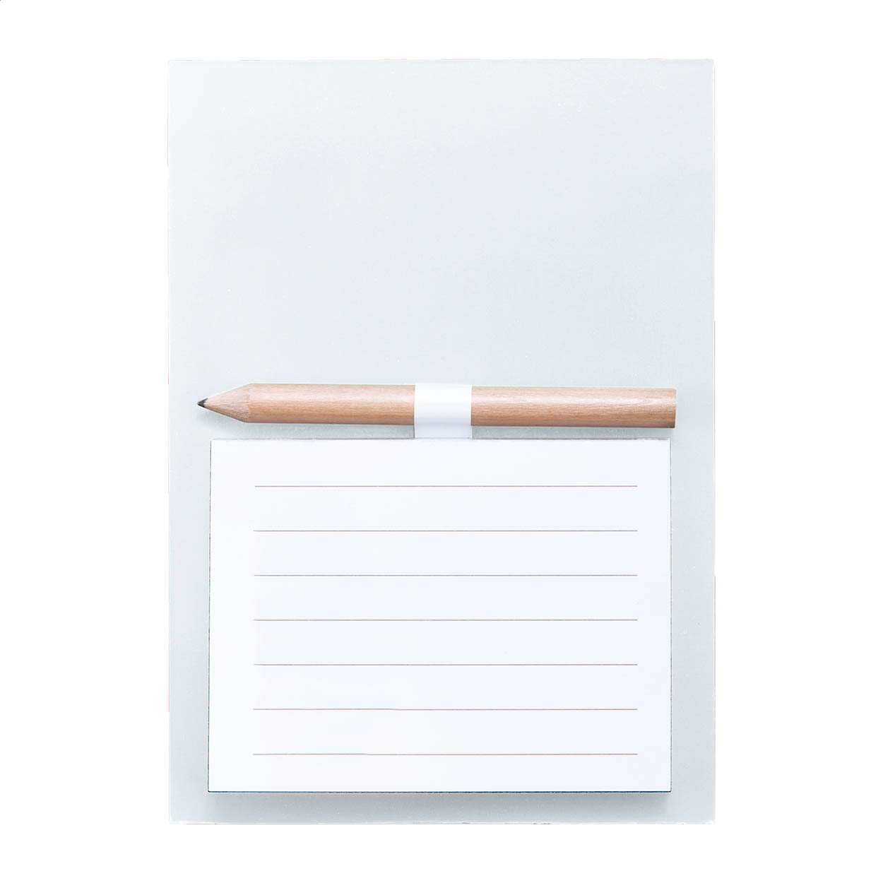 Pecfri magnetischer Notizblock mit Kühlschrankmagnet und Holzstift