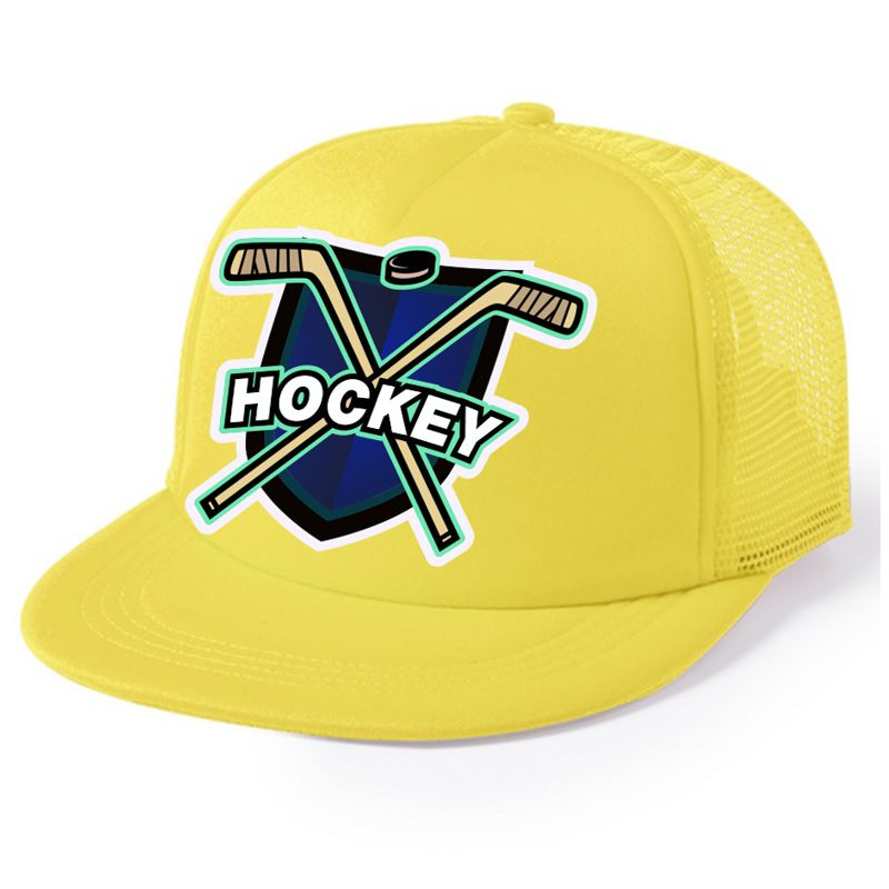 Casquette personnalisable  snapback trucker à 5 panneaux en 100% polyester - Marcel