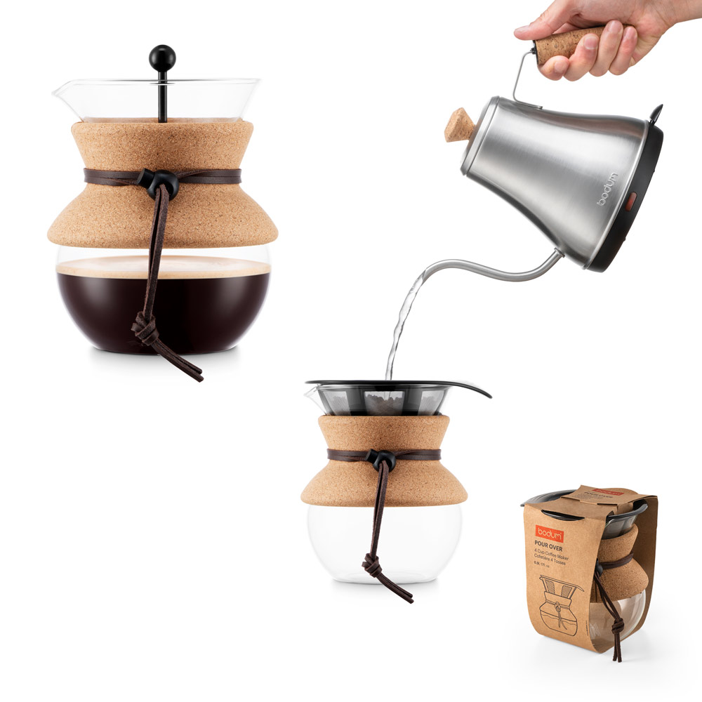 Cafetière innovante à verser