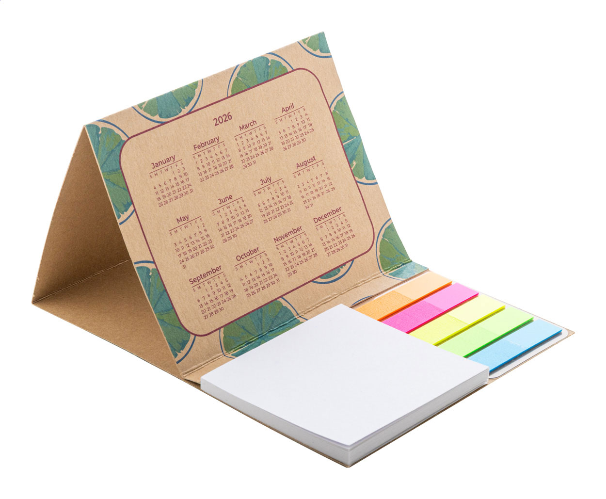 Eco Kalender met Plaknotities - Bever