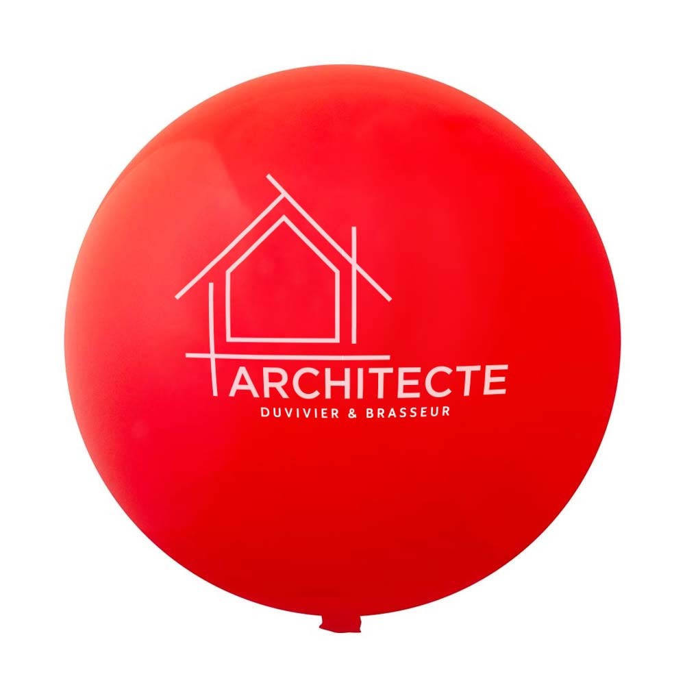 Gepersonaliseerde reuzenballon 250 cm Ø 80 cm