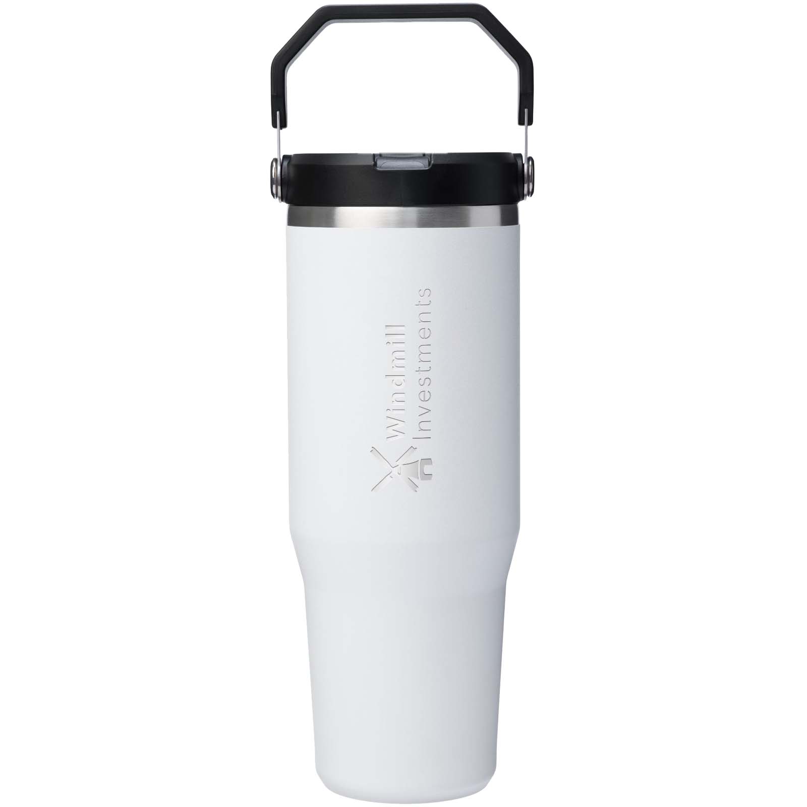 Stanley IceFlow™ 2.0 890 ml geïsoleerde roestvrijstalen beker met uitklapbaar rietje