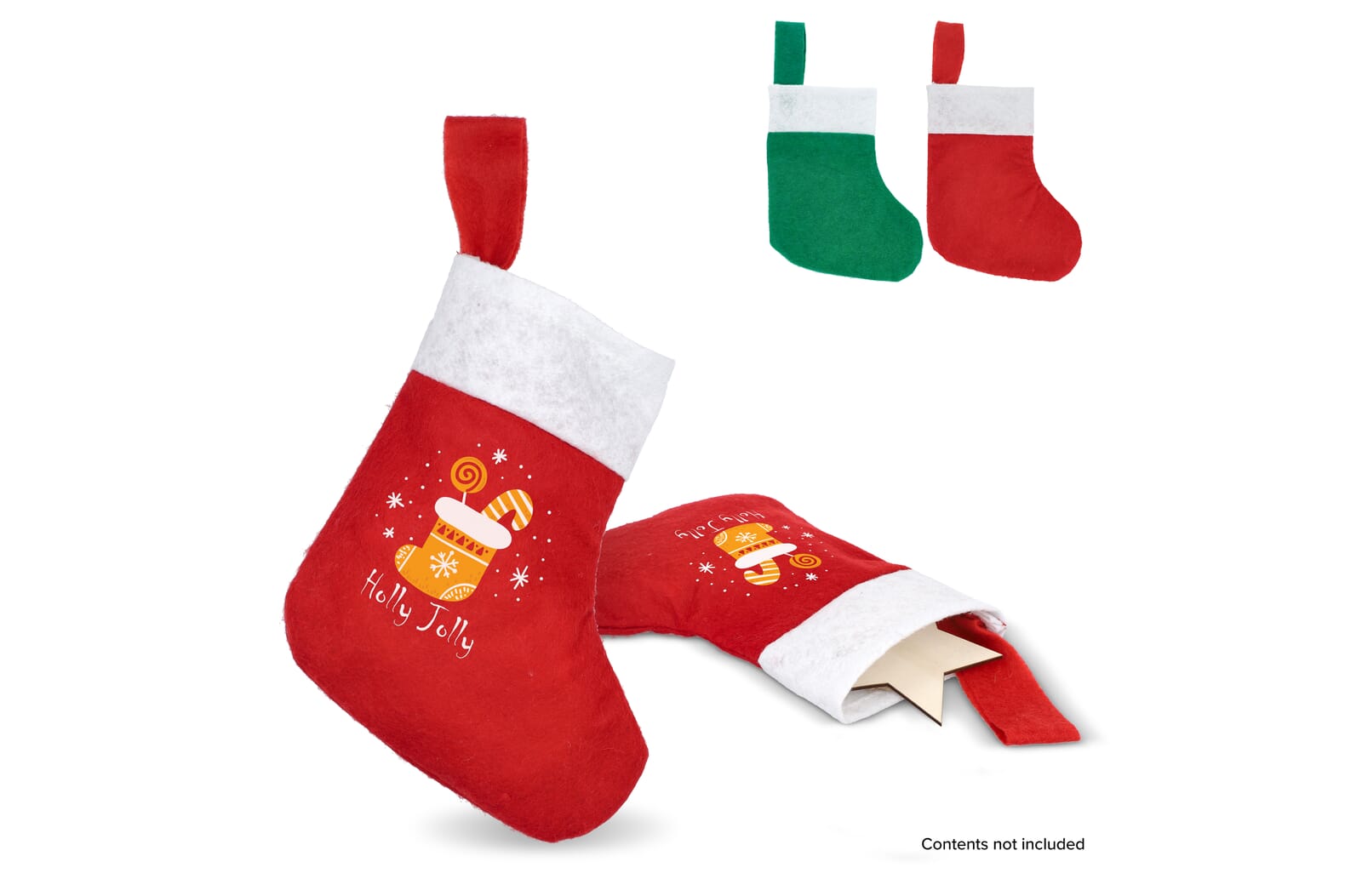 Kerstsokje van vilt - Beernem