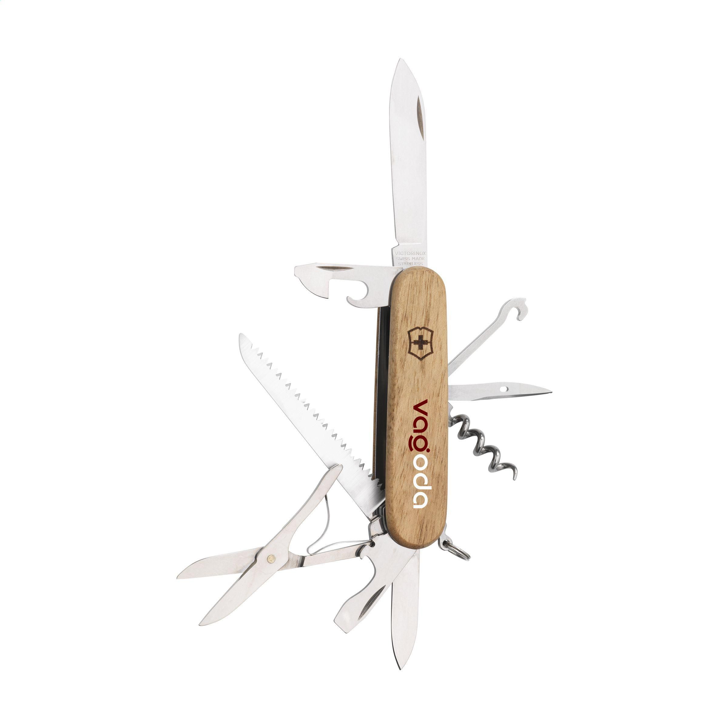 Victorinox Huntsman Wood zakmes bedrukken met logo