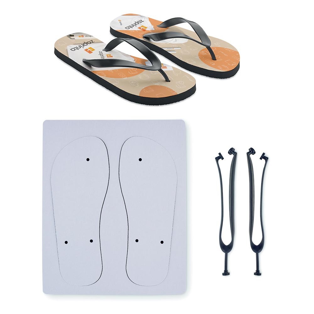 Claquettes personnalisées spéciales sublimation - Sarah
