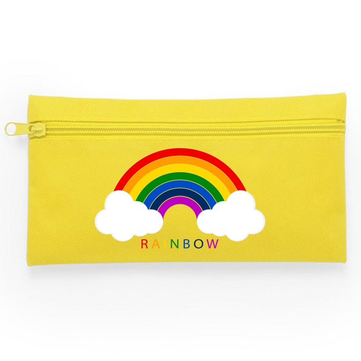 Trousse scolaire personnalisée avec fermeture éclair 22 x 11 x 1 cm - Aria
